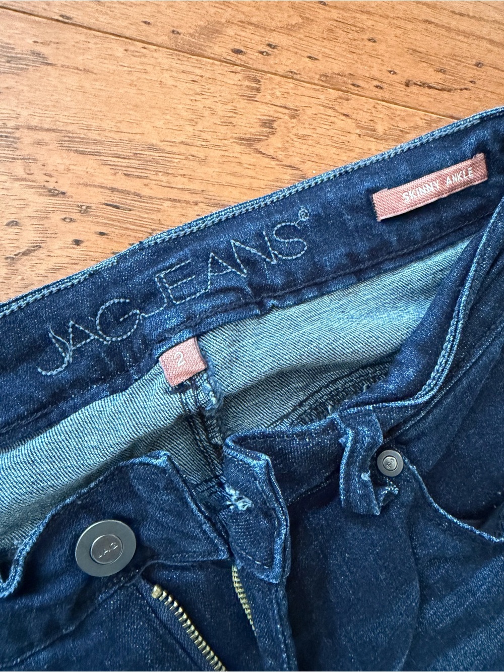 Jag Jeans Women's Skinny Ankle Jeans in Indigo Blue